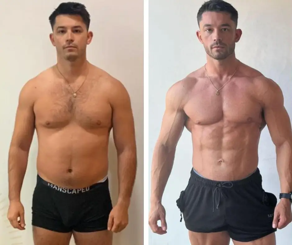1 year body transformation