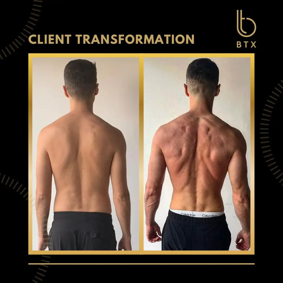 Sam's body transformation results at BTX